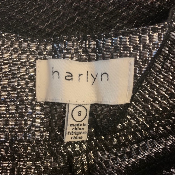 Harlyn Anthropologie Silver Cropped Cuffed Pants - Picture 9 of 15